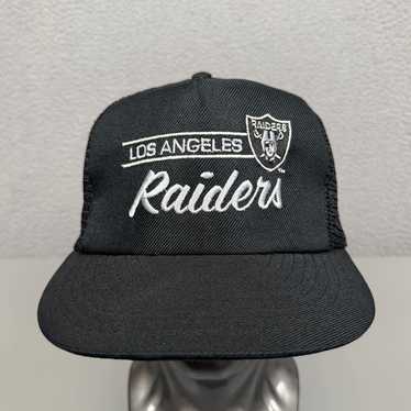 90s NFL Las Vegas Raiders vintageキャップ Vintage 90's LA Raiders Paint Splash Logo Athletic NFL Pro