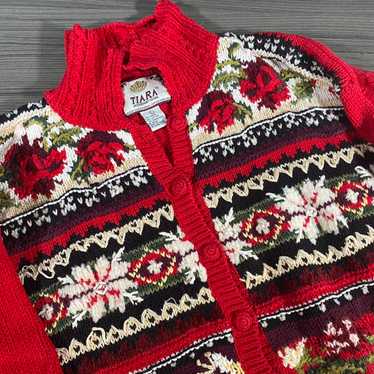 トップス 90s Vintage Tiara International Knitte 90s Vintage Tiara International Knitte