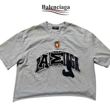 関税込【BALENCIAGA】Skater Vintage コットンTシャツ BALENCIAGA - Skater Vintage Cotton T-shirt Balenciaga