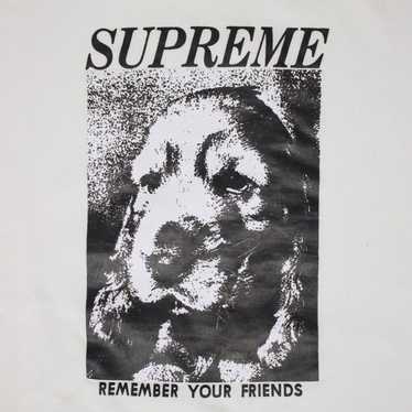 新品 Supreme Remember Tee Tシャツ グレー 犬 dog Supreme Remember Tee tシャツ 犬 dog グレー 18aw - メルカリ