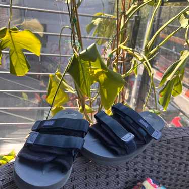 靴 SUICOKE everyone nylon sandals BLACK 25 Black Suicoke Wake | SVD
