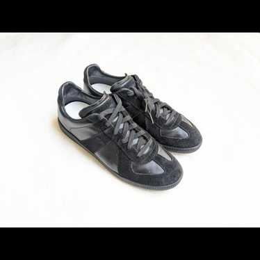 【Maison Margiela】Men's German Trainer Sneakers Black Maison Margiela Replica German Army Trainer (GATs) Black Gum