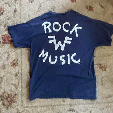 90s weezer/ROCK MUSICネイビー Tシャツ L 90s weezer/ROCK MUSICネイビー Tシャツ L Rock Music - Weezer