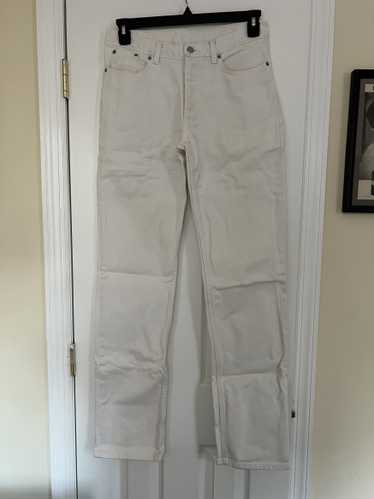 パンツ 1998 helmut lang white vintage denim 25 1998 helmut lang white vintage denim 25 - メルカリ