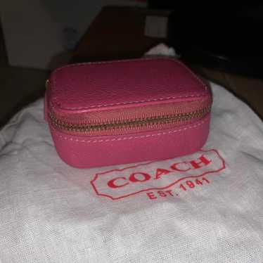 バッグ Vintage Coach Pink Leather Purse Handbag バッグ Vintage Coach Pink Leather Purse Handbag Vintage