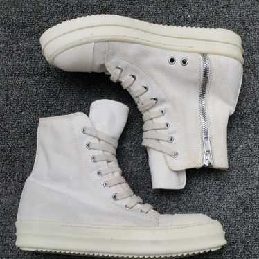 関税込【RICK OWENS】Sneaks high-top canvas sneakers Rick Owens High-top sneakers for Men | Online Sale up to 34