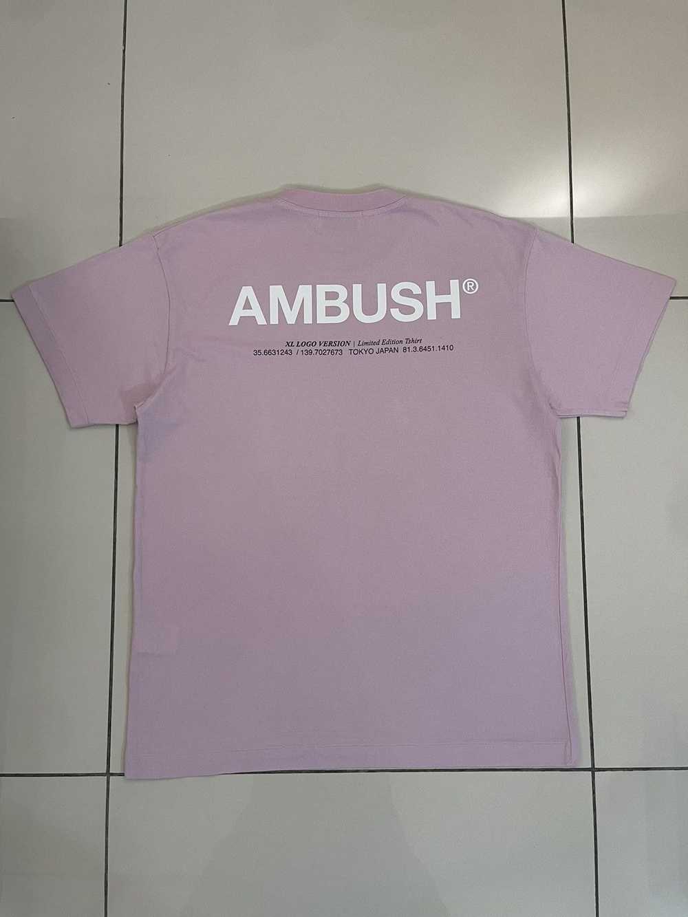 Ambush Design Ambush Logo Tee Pink - Gem