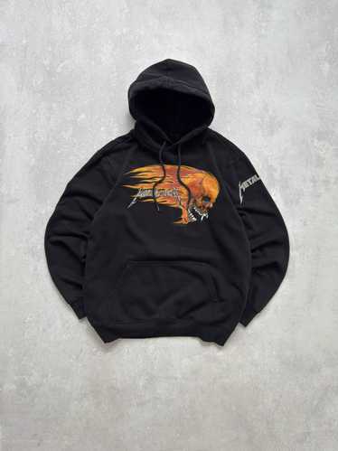 トップス PUSHEAD VINTAGE HOODIE Vintage Y2K Metallica Pushead Sad But True Zip Hoodie Rare