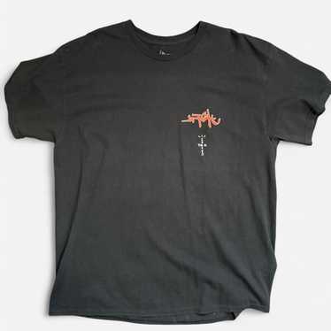 Tシャツ・カットソー Travis Scott Utopia T-Shirt II Black Travis Scott x KAWS Utopia II Tee Black | Magic custom Color