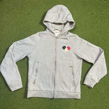 未使用品☆MONCLER Maglia Cardigan ジャージ L Gray Moncler Maglia Cardigan Sweatshirt Grey | BabySquare