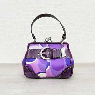 Coach soho suede+leather purple - Gem