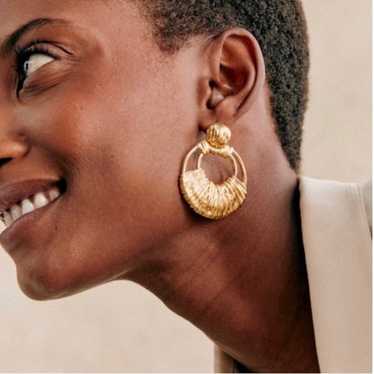 Sézane Tia Hoop Earring Tia Hoop Earrings - Gold - Brass - Sézane