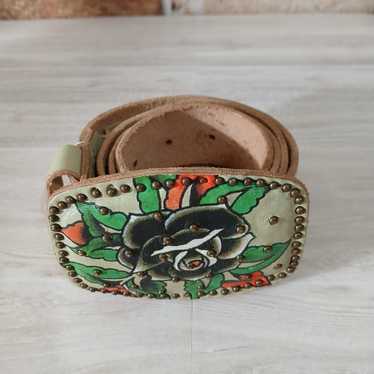 Ed-hardy studded belt / - Gem