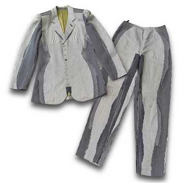 スーツ Jean paul gaultier HEAVY LINEN SUIT y2k Jean Paul Gaultier - Jean Paul Gaultier | The Short Suit Jacket