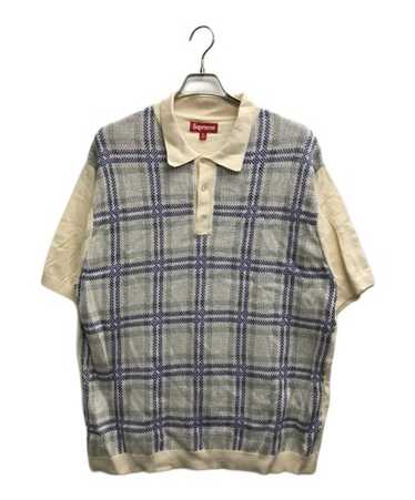 ニョロSupreme Plaid Knit S/S Polo Supreme Plaid Knit S S Polo (SS24) - $128