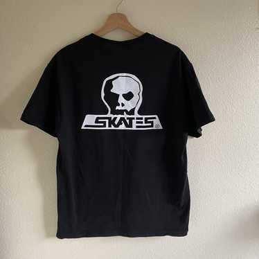 Skull skates t-shirt v019 - Gem