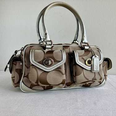 Coach gallery pocket satchel - Gem
