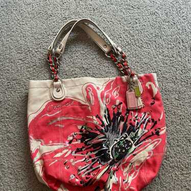 バッグ COACH Poppy Accessory Pouch flower charm COACH Poppy accessory pouch flower charm | eBay