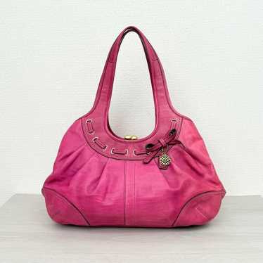 バッグ Coach Ergo Pleated Frame Satchel Bag NWT Coach Ergo Leather Pleated Frame Kisslock Saffron Yellow