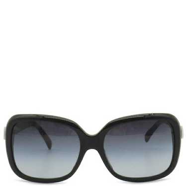 シャネル　CHANEL サングラス　60□17 135 CHANEL】シャネル サングラス ブラック ホワイトリボンモチーフ