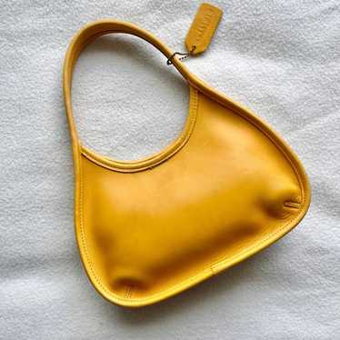 coach ergo vintage コーチ エルゴ イエロー 黄色 9025 yellow/mustard coach ergo bag 9025 🍌