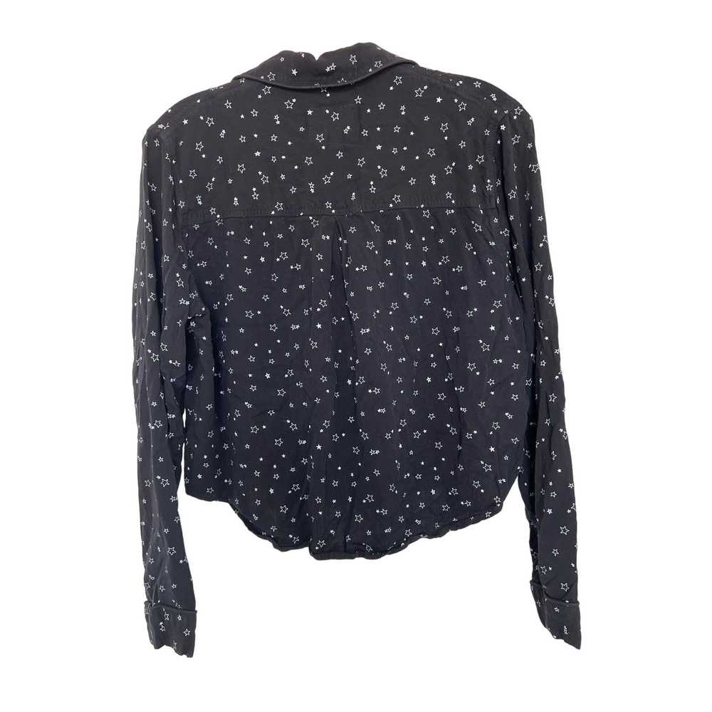 Rails Rails Scribble Star Black PJ Top With Butto… - image 7