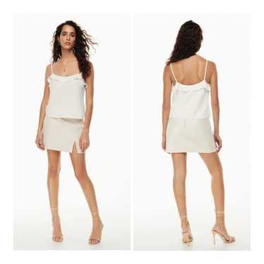 Aritzia ruffle cami in - Gem