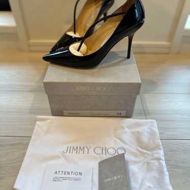 ジミーチュウ　AGNES Agnes | Peony Satin Crystal Embellished Pumps | New