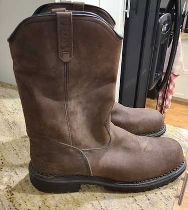 Red wing pecos boots/us8/brown/leather/1177/sole - Gem