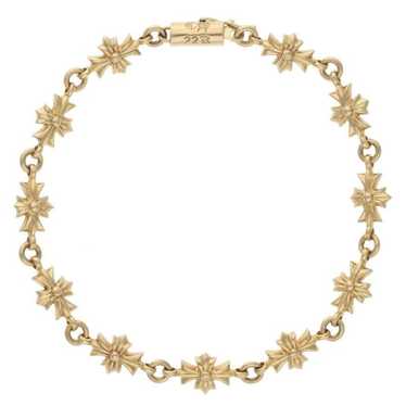 【ちゅん】 chrome hearts 22K TNY E CH PLS 22K GOLD TINY E CH PLUS BRACELET - Chrome World JP