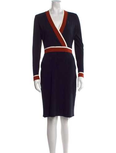 Hobbs wrap dress blue - Gem