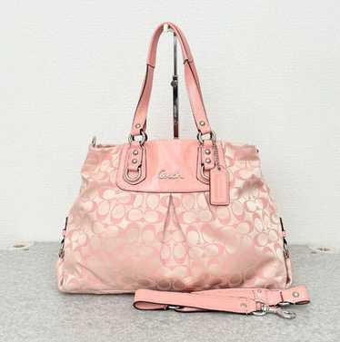 バッグ Coach Ashley Signature Pink Shoulder s-l400.jpg