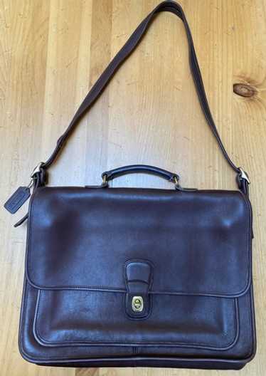 バッグ OldCoach 90s MadeinUSA Leather BriefCase Vintage 