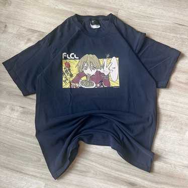 トップス 1999 Flcl anime tee New 1999 FLCL Fooly Cooly Anime Comics Men's T-shirt Size
