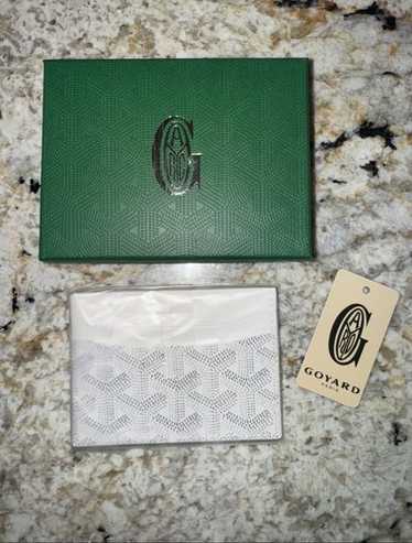 わずか★送料込♪【GOYARD】Malesherbesカードホルダー ホワイト GoYard White Leather Card Holder – Breaking Bazaar