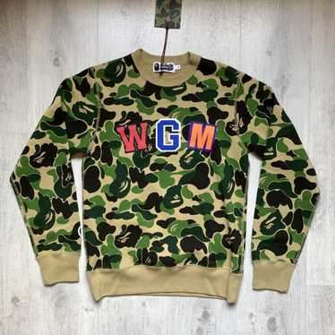 【A BATHING APE】CAMO SHARK CREWNECK (XXL) BAPE MENS 1ST CAMO SHARK CREWNECK SWEATSHIRT – us.bape.com