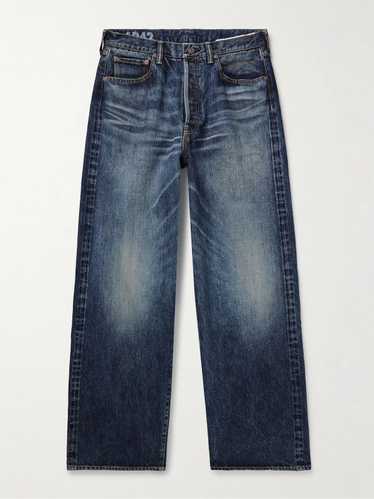 visvim デニム　04R  W32×L30 Visvim Denim 04R W30 L30 Dark Blue Zip Fly Chain Stitch Used