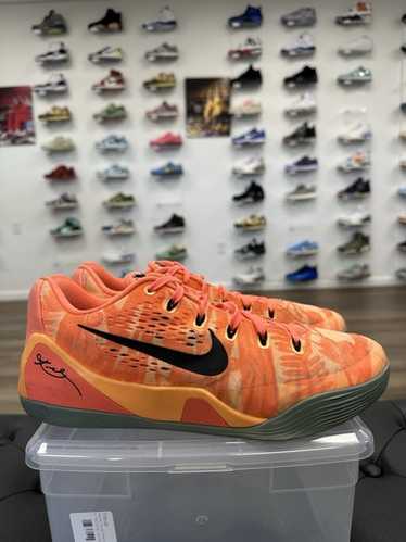 シューズ(男性用) Nike Kobe 9 EM Low \"Peach/Mango\" Nike Kobe 9 Bright Mango (Orange) 646701 880 Mens Size 9