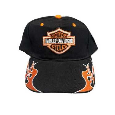 Harley davidson hat flames - Gem