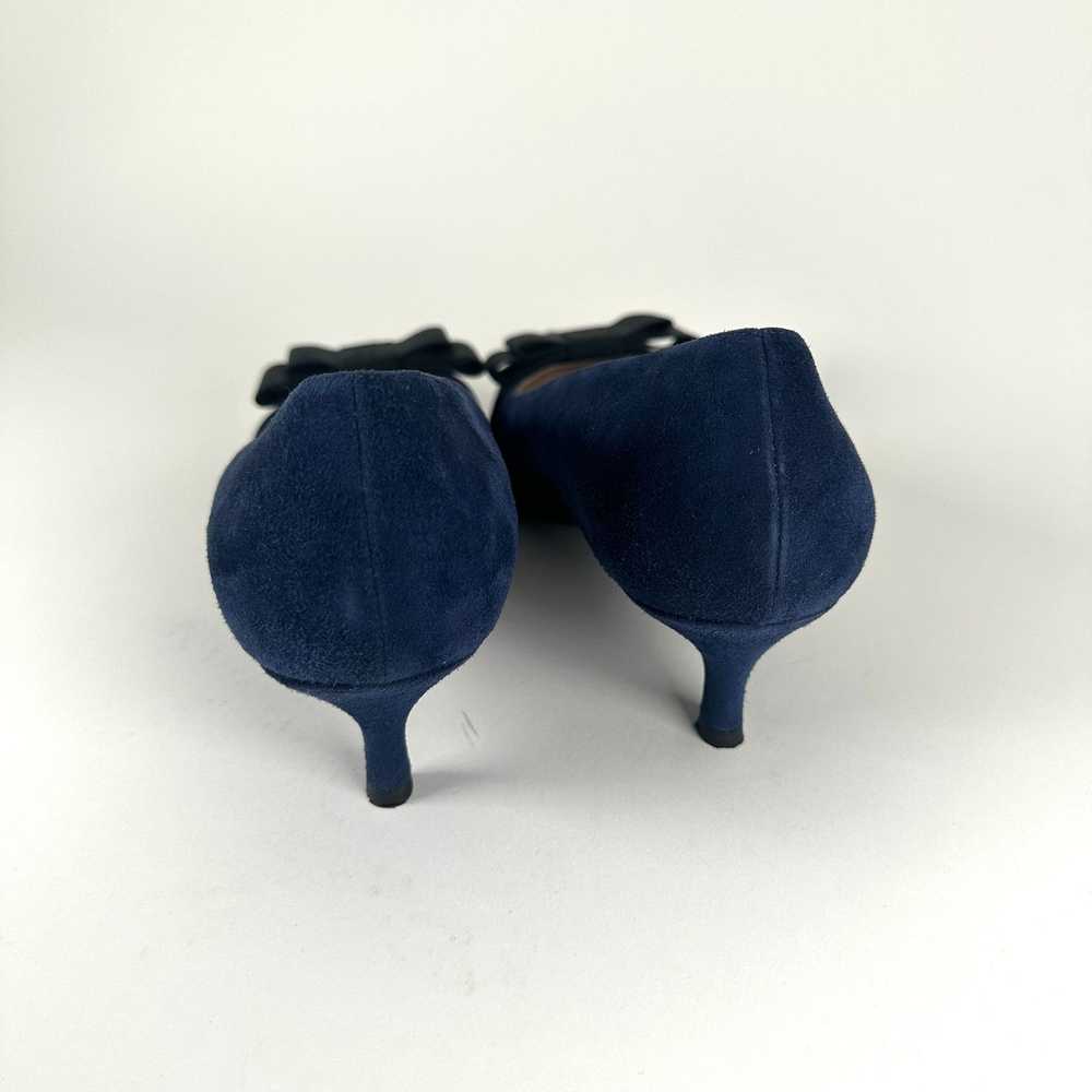 Miu Miu Miu Miu Bue Suede Kitten Heel Size 40 - image 4