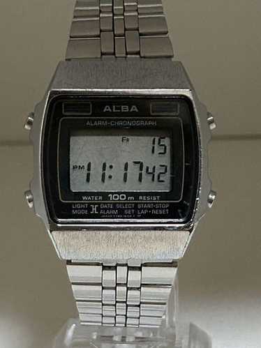 SEIKO ALBA PANELIGHT ALARM CHRONOGRAPH 腕 WTS] Vintage Seiko/Alba Panelight steel digital watch : r