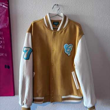 GOLF WANG レザージャケット（水色） タイラー・ザ・クリエイターが手掛けるブランド・GOLF WANGが
