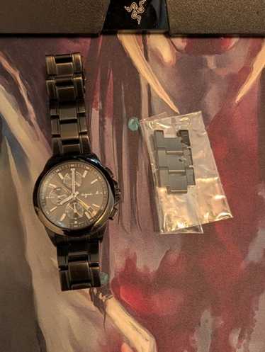 アクセサリー agnes b. watch bracelet black archive Agnes B. watch, analog, black dial, ladies, good condition