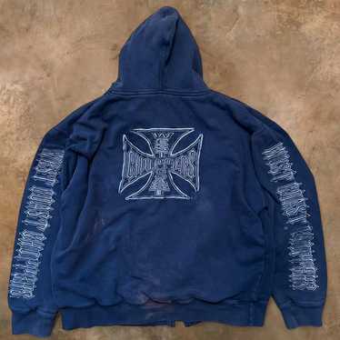 WEST COAST CHOPPERS パーカー 90’s〜 Vintage 90s Charcoal Grey West Coast Choppers Hoodie (L