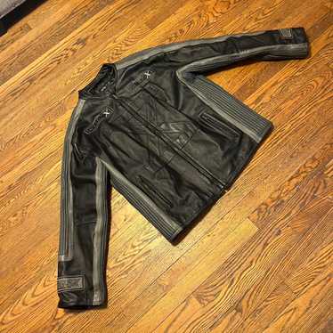 短丈 ライダース fur jacket 斜めジップ archive opium Opium leather jacket | Y2K Streetwear | y2k streetwear