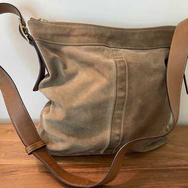 未使用保管品 vintage coach old スウェード suede Vintage coach suede mini - Gem