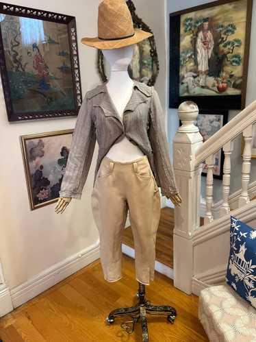 パンツ 1940s FRENCH VINTAGE PIQUE JODHPURS Vintage Riding pants Stirrups French breeches Equestrian