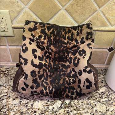【希少】COACH Python Leather Handbag Leopard COACH® | Market Tote With Leopard Print