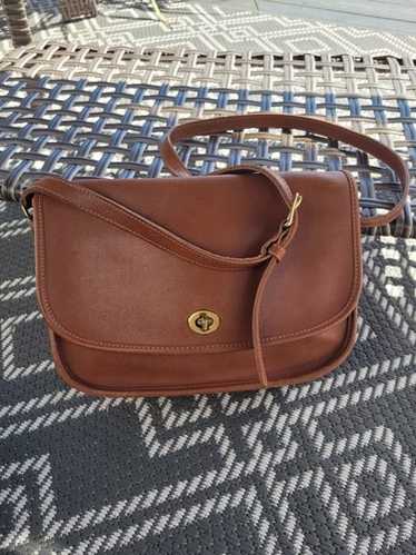 バッグ Vintage Coach City Bag DarkBrown Leather Vintage coach city bag - Gem