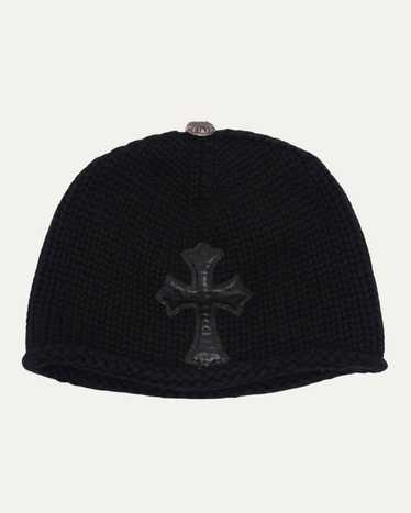 クロムハーツ CHROME HEARTS ■ 【CH PLUS BEANIE 】 Chrome Hearts Embroidered CH Logo Black Beanie - SRM